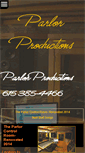 Mobile Screenshot of parlorproductions.com