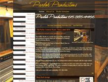 Tablet Screenshot of parlorproductions.com